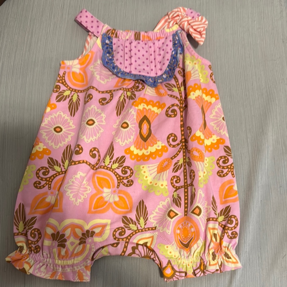 Matilda Jane Pink and Orange Kids One Piece